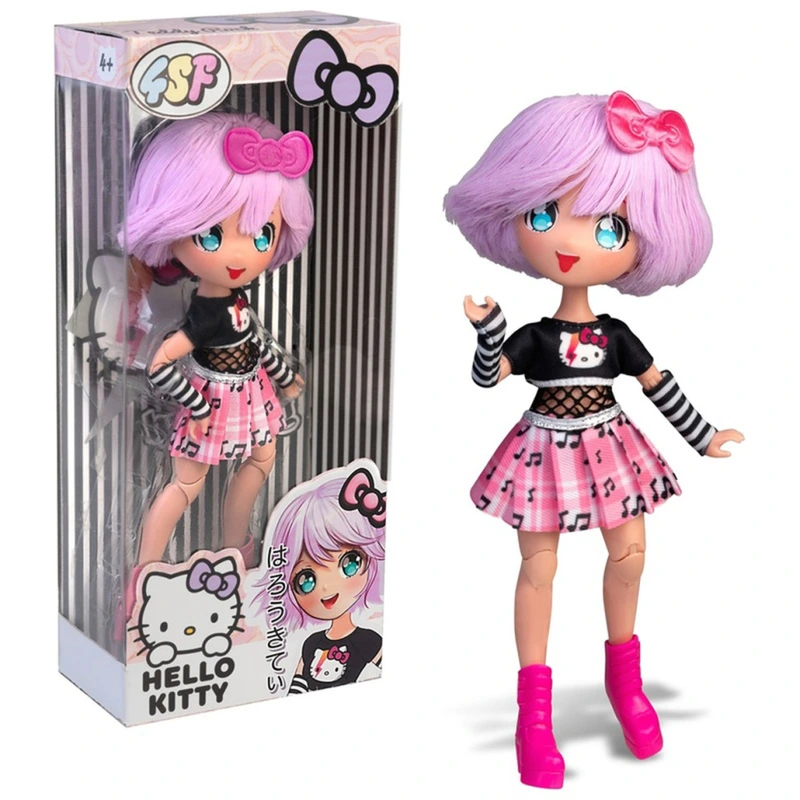 Дитяча лялька "Тедді Рок" 4SF Manga Dolls HKTF0100 серії "Hello Kitty" — 4SF Manga Dolls