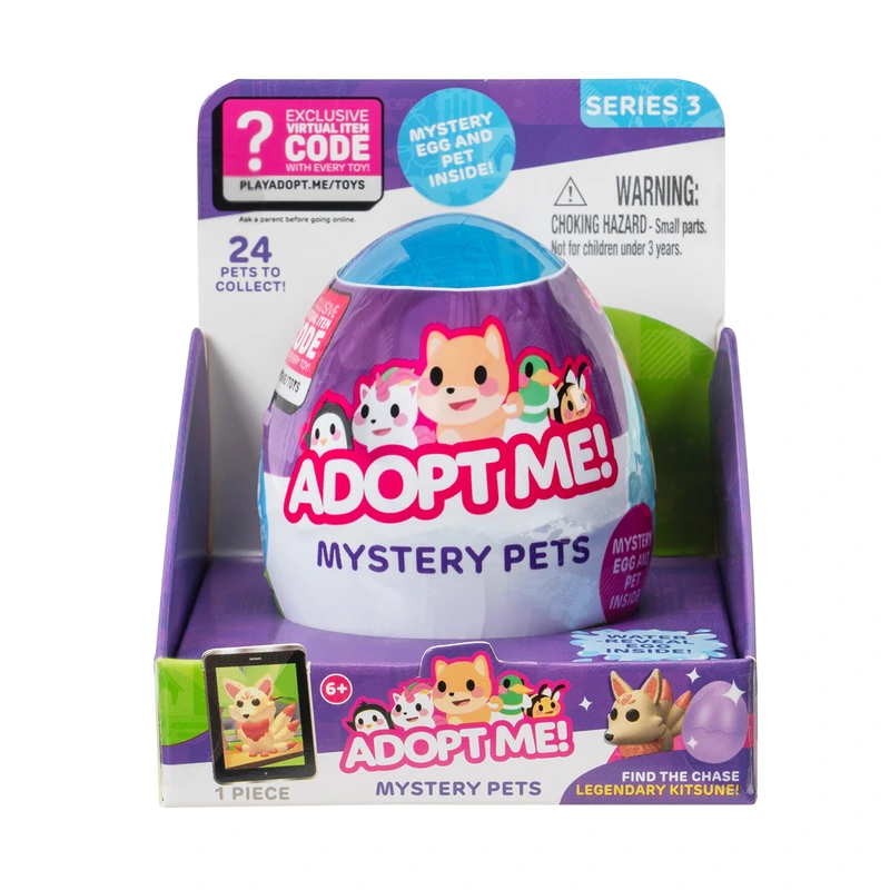 Іграшка-сюрприз в яйці ADOPT ME! S3 – КАЗКОВІ ТВАРИНИ (24 видів, в асорт.) — Adopt Me!
