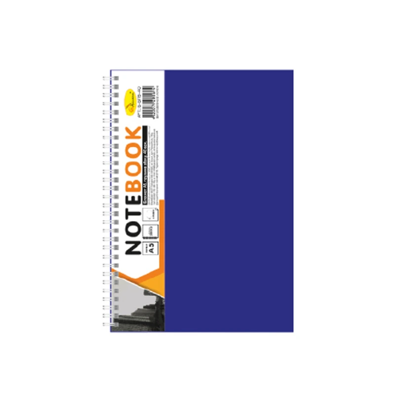Блокнот А5 Б-БП5-90, 90 листів, 2 розділи Синій — Апельсин