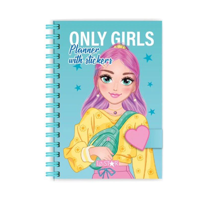 Блокнот "Only Girls Planner" LS-01-1, 64 сторінки — Апельсин