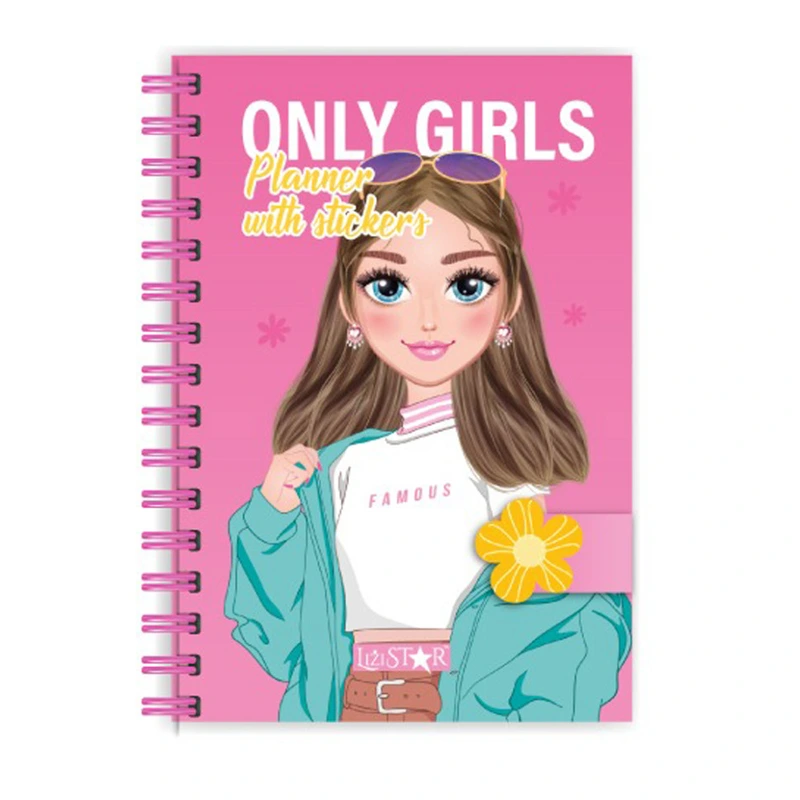 Блокнот "Only Girls Planner" LS-01-2, 64 сторінки — Апельсин