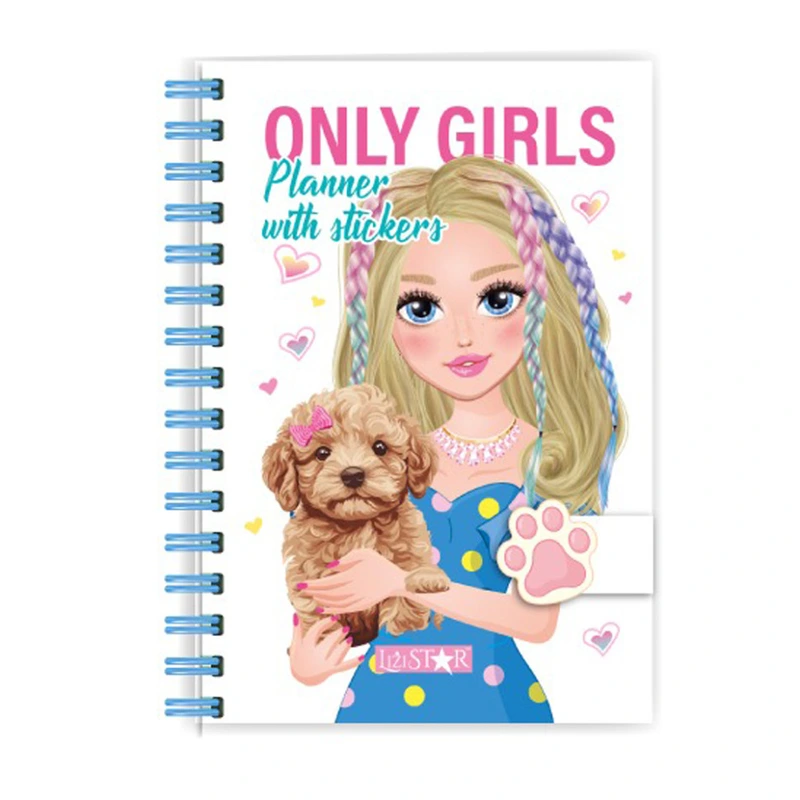 Блокнот "Only Girls Planner" LS-01-3, 64 сторінки — Апельсин
