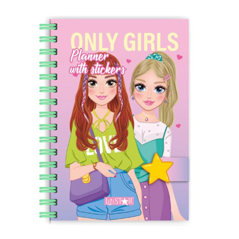 Блокнот "Only Girls Planner" LS-01-4, 64 сторінки — Апельсин