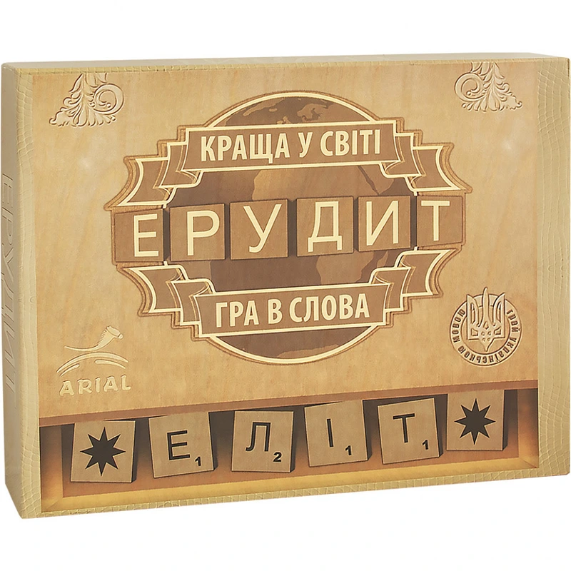 Настільна гра Ерудит-Еліт Arial 910220, укр. мовою — Arial