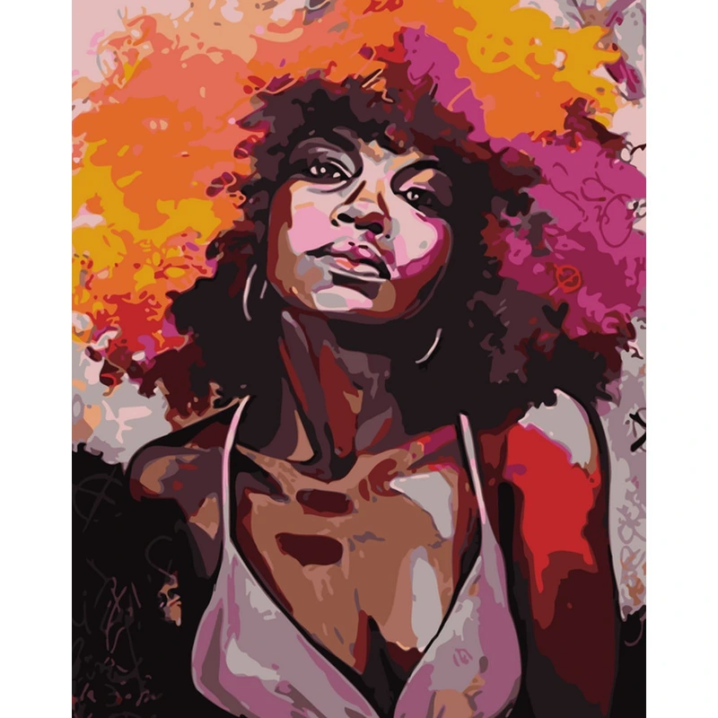 Картина за номерами без підрамника "Колоритна краса" Art Craft  10016-ACNF 40х50 см