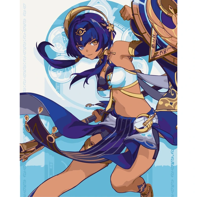 Картина за номерами без підрамника "Кондакія" 16061-ACNF 40х50 см