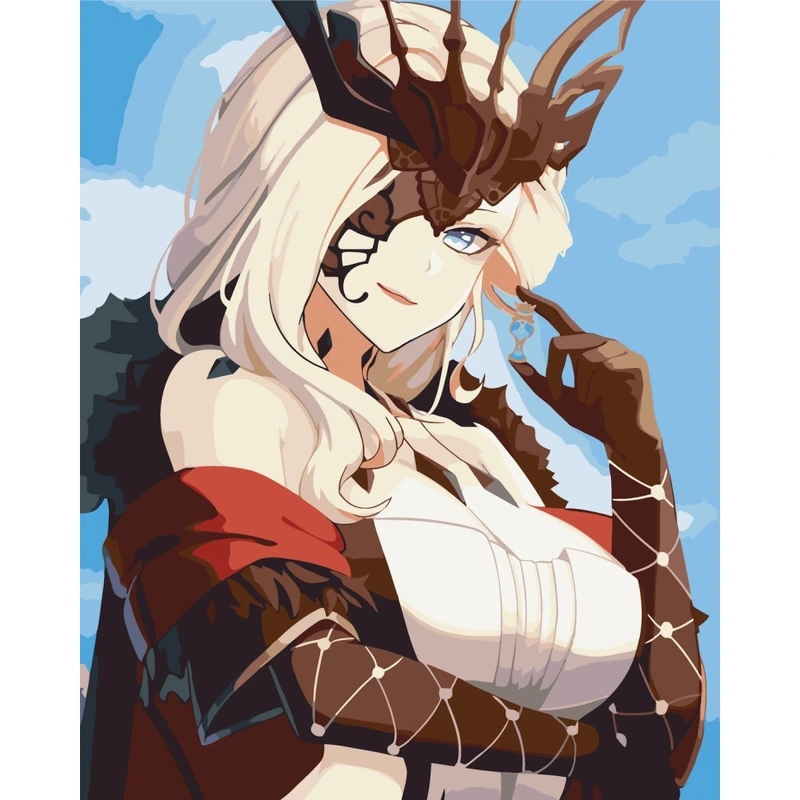 Картина за номерами без підрамника "Синьора" Art Craft  16041-ACNF 40х50 см