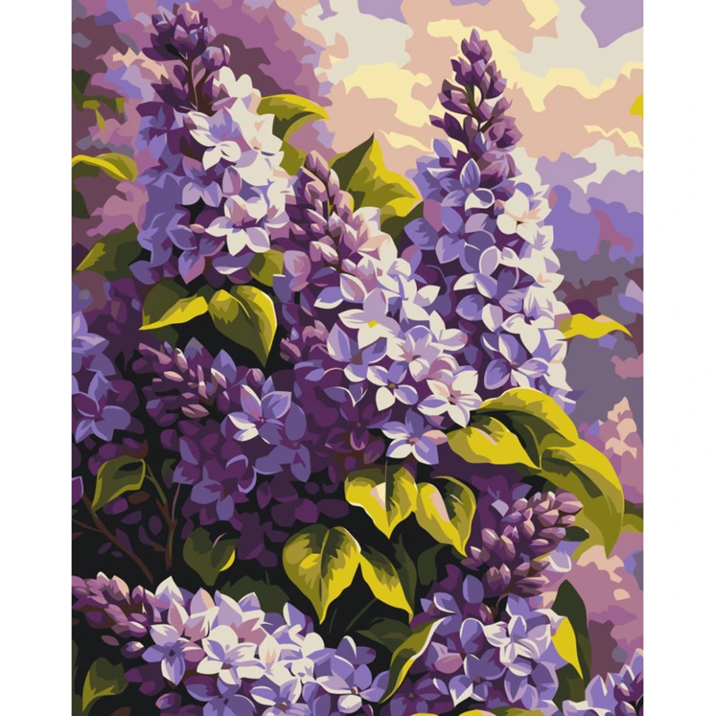 Картина за номерами "Бузкова ніжність" 13167-AC 40х50 см — Art Craft