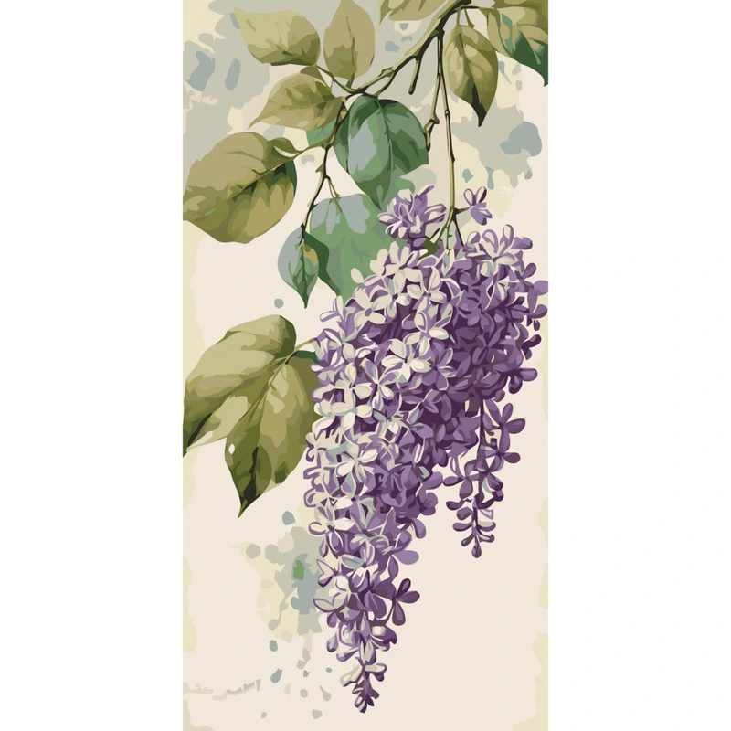 Картина за номерами ""Бузковий шепіт"" 13162-AC 40х80 см — Art Craft