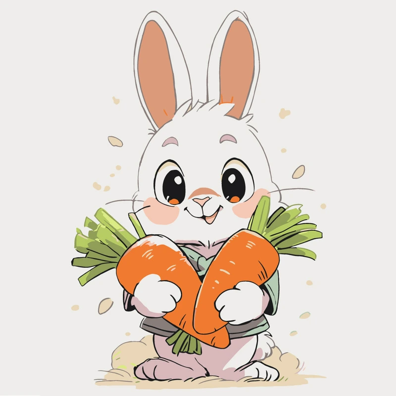 Картина за номерами "Чудовий кролик" 15592-AC 30х30 см