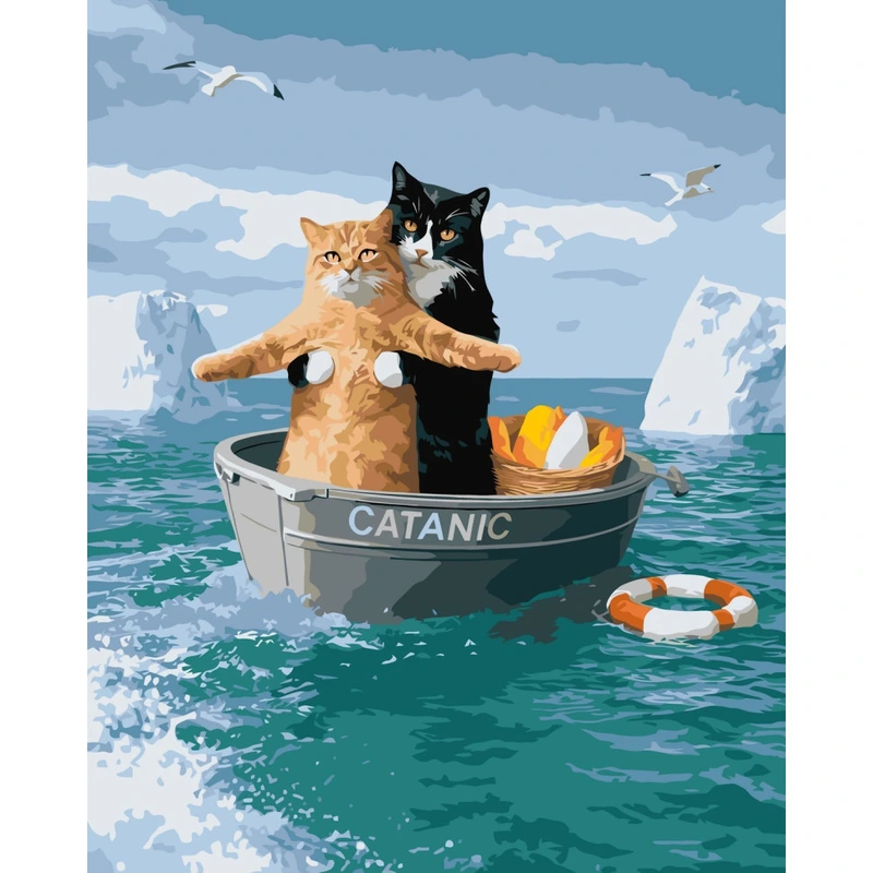 Картина за номерами "Котанік" ©arttem_illustration 11732-AC 50х40 см — Art Craft