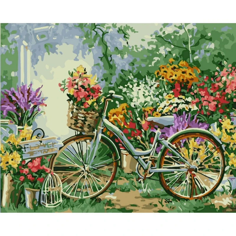 Картина за номерами "Квітковий сад" 504001-NC 40х50 см — Art Craft