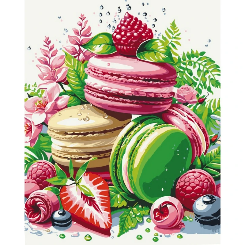 Картина за номерами "Макаруні" 12048-AC 40х50 см — Art Craft