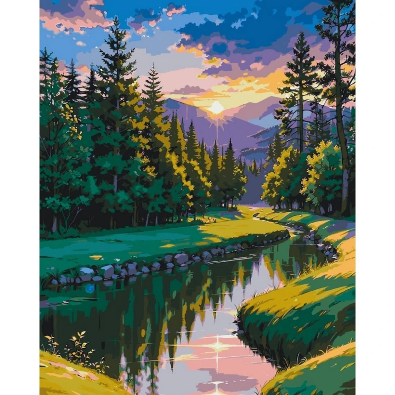 Картина за номерами "На світанку" 11038-AC 40x50 см
