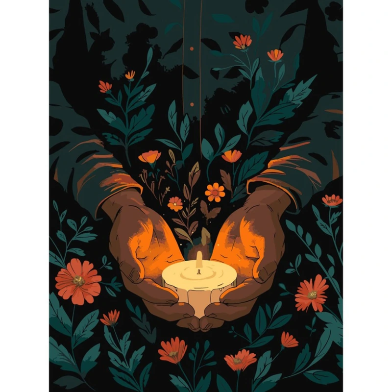 Картина за номерами "Надія в долонях" ©arttem_illustration 12519-AC 30х40 см