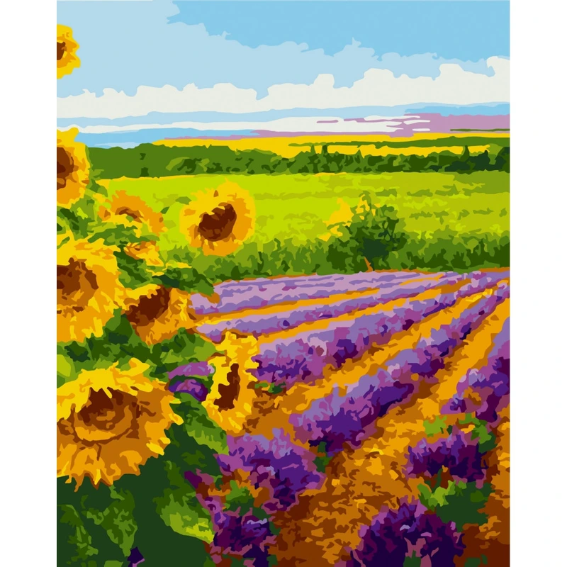 Картина за номерами "Нескінчені простори" Art Craft 10589-AC 40х50 см — Art Craft