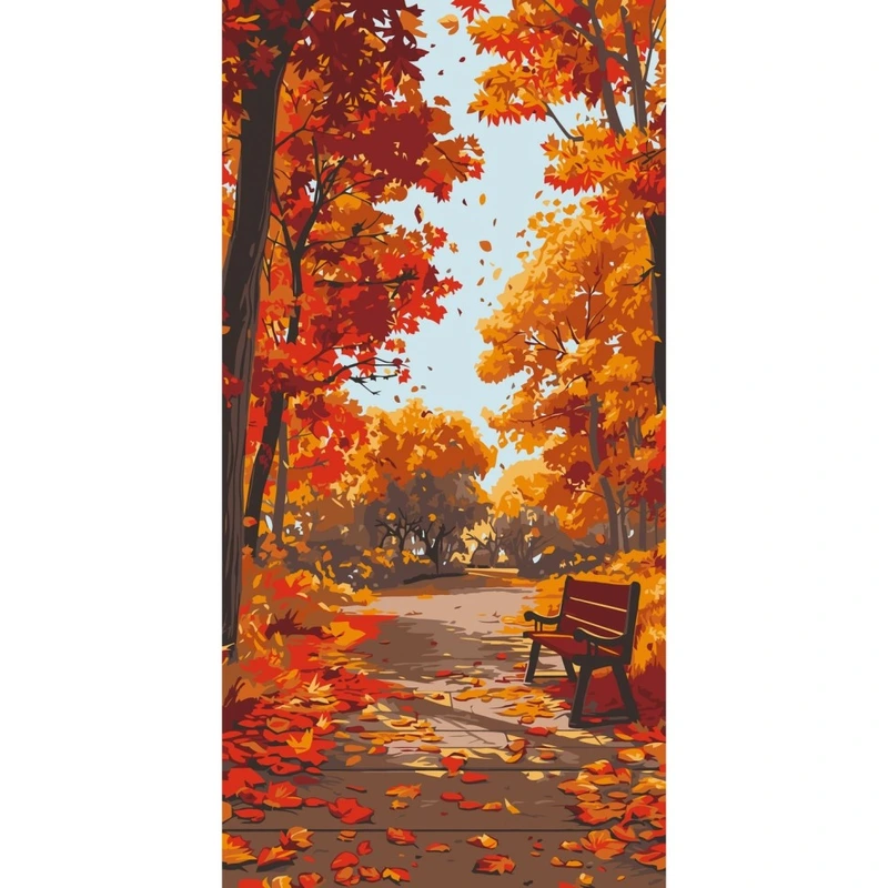 Картина за номерами "Осінній парк" 11572-AC 40х80 см