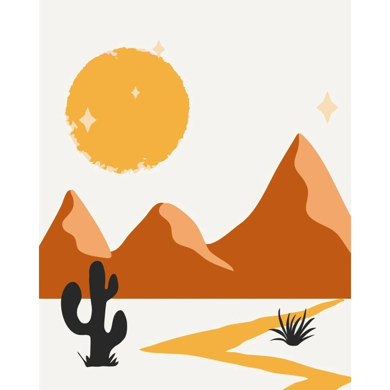 Картина за номерами  "Пейзаж 1" 11030-AC 40х50 см