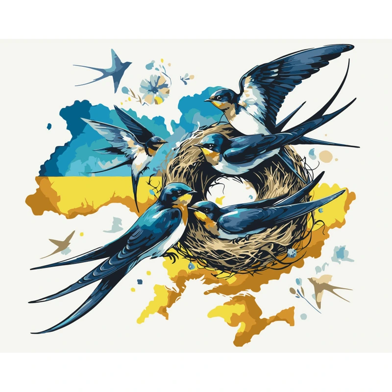 Картина за номерами "Родове гніздо" 16528-AC 40х50 см — Art Craft