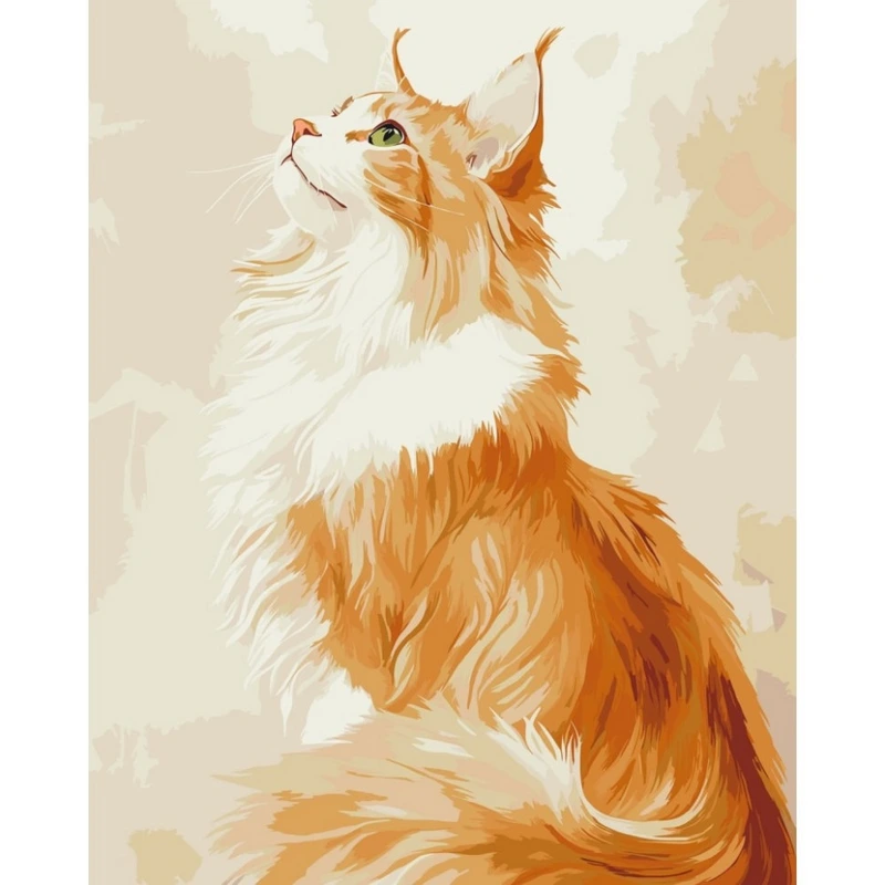 Картина за номерами "Рудий Мейн-кун" ©arttem_illustration 11704-AC 40х50 см — Art Craft