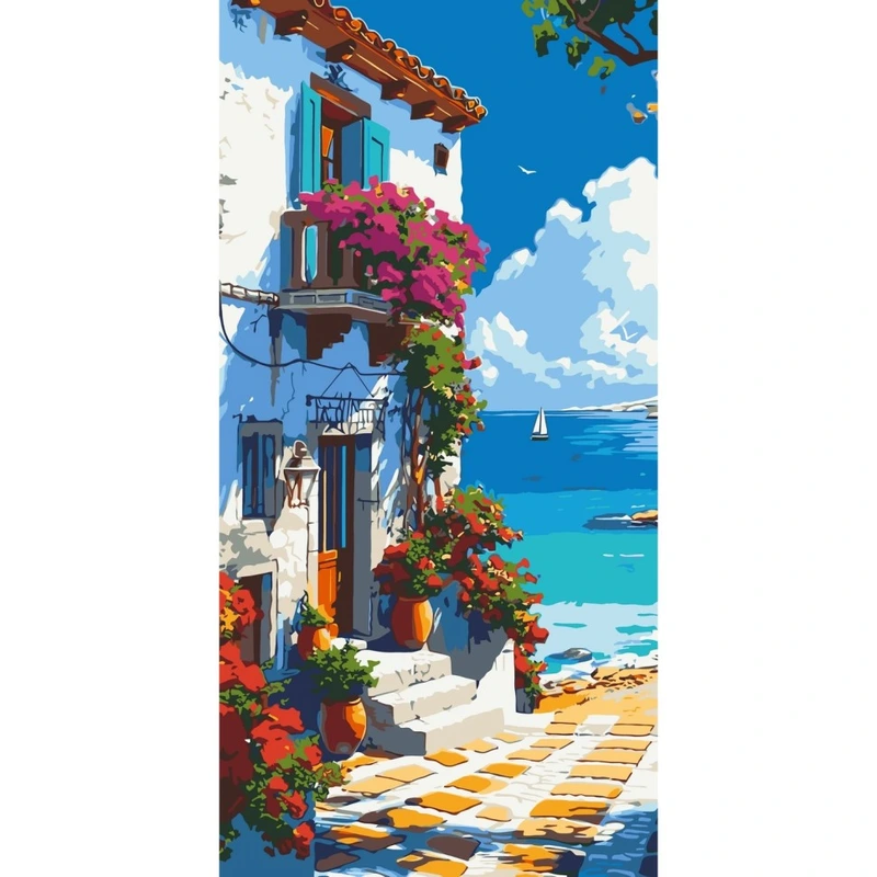 Картина за номерами "Шлях до моря" 11042-AC 40х80 см — Art Craft