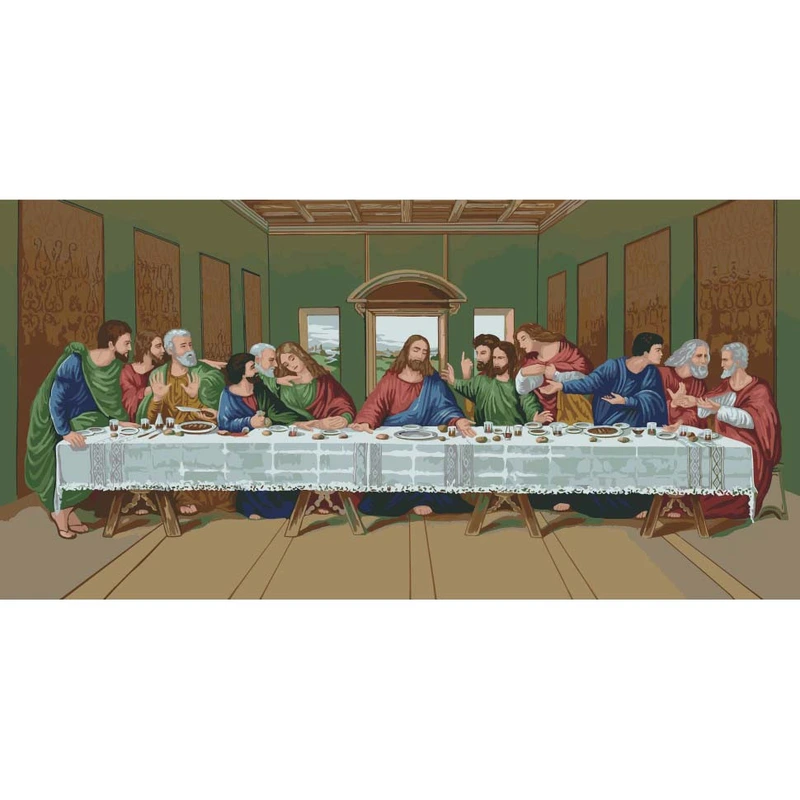 Картина за номерами "Таємна вечеря" 16137-AC 40х80 см
