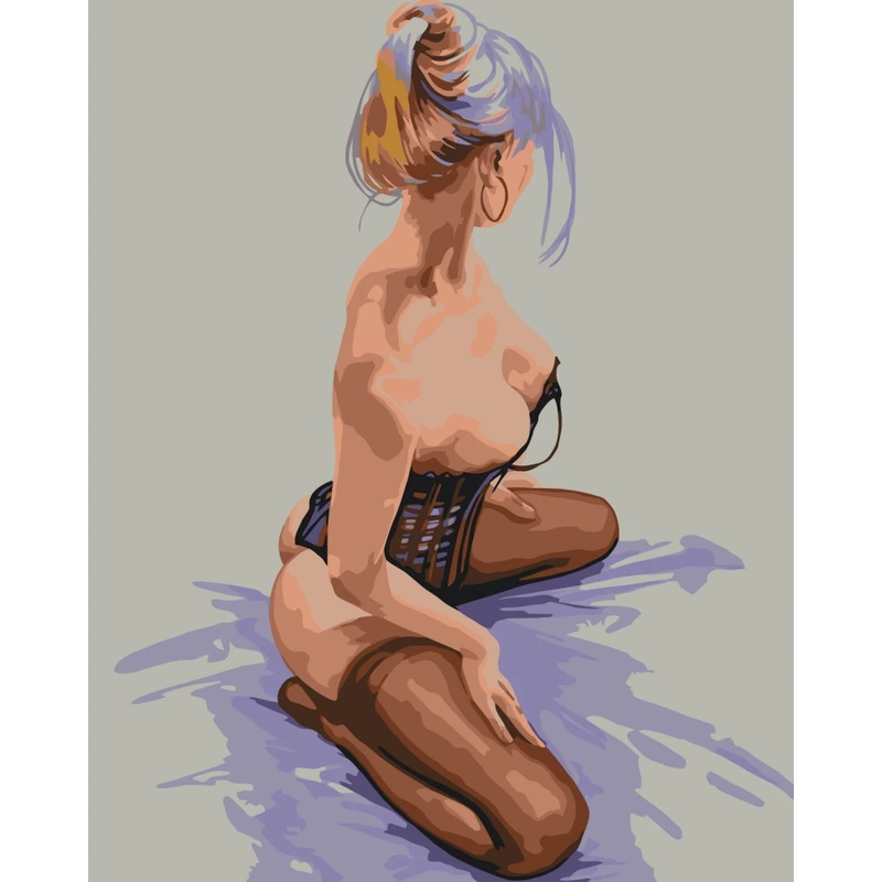 Картина за номерами "В очікуванні насолоди" 10170-AC 40х50 см