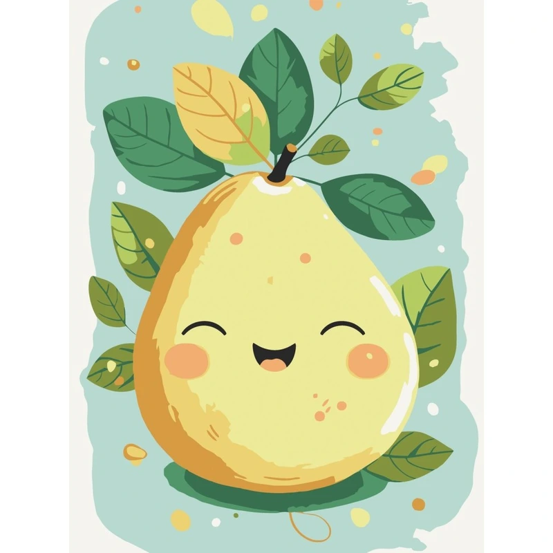 Картина за номерами "Весела груша" 15586-AC 30x40 см — Art Craft
