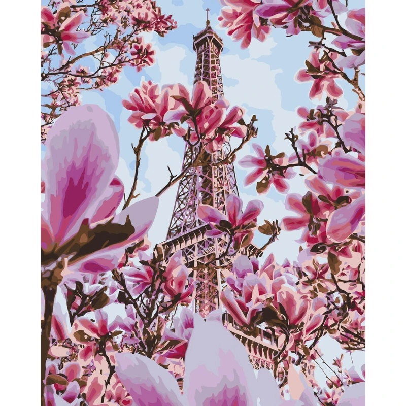 Картина за номерами "Весна в Парижі" 13082-AC 40х50 см — Art Craft