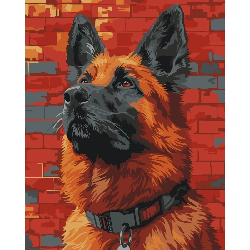 Картина за номерами "Вірність у погляді" 11763-AC 40х50 см — Art Craft