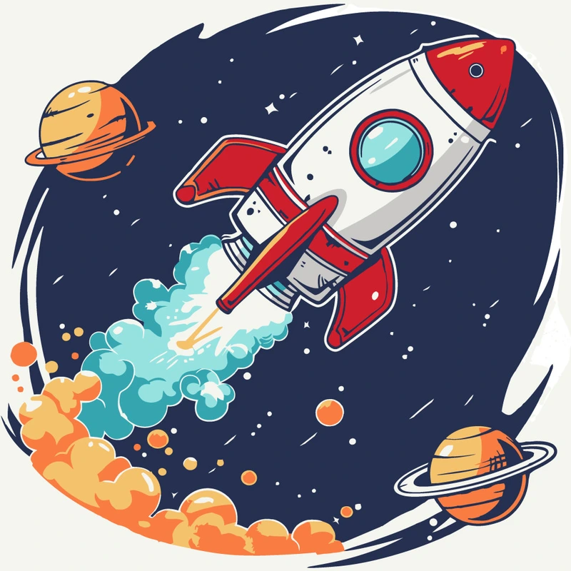 Картина за номерами "Вперед до зірок" 16514-AC 30х30 см