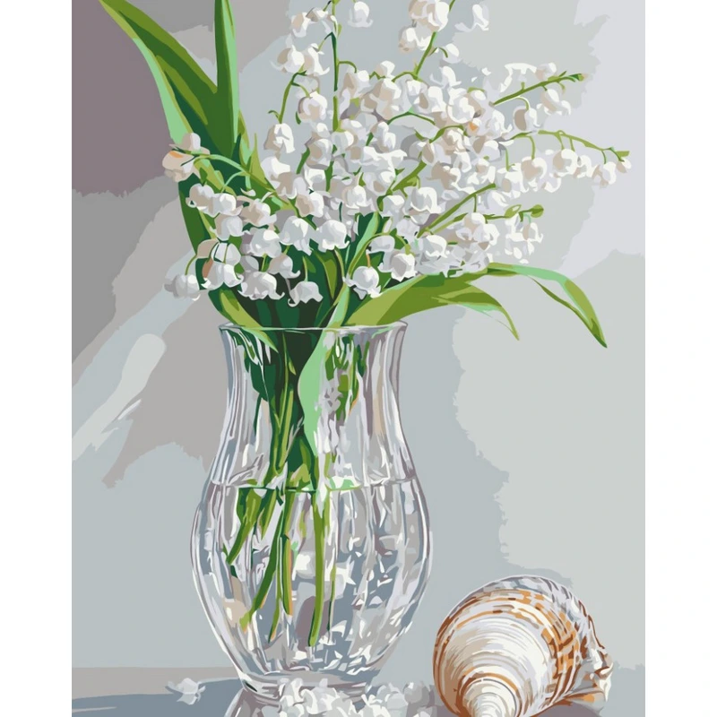 Картина за номерами "Запашні конвалії" ©arttem_illustrations 13160-AC 40х50 см — Art Craft