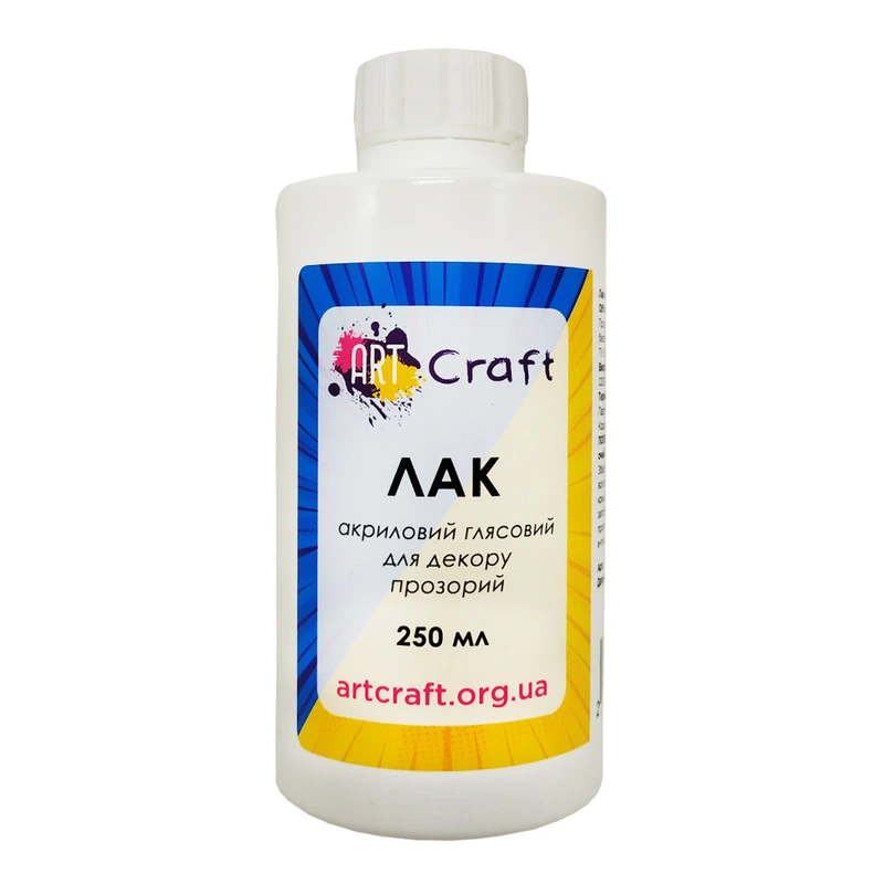 Лак акриловий глянсовий 250 мл Art Craft 5002-AC — Art Craft