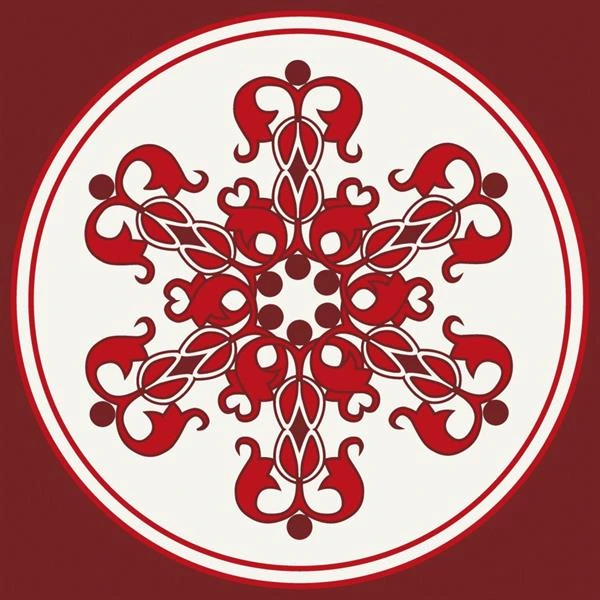 Картина за номерами ArtCraft Круглий орнамент 30х30 см (13043-AC)