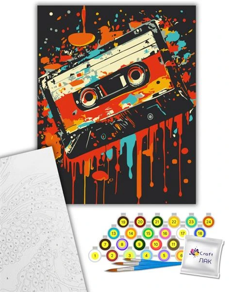Картина за номерами ArtCraft Палітра звуку 40х50 см (12032-AC)
