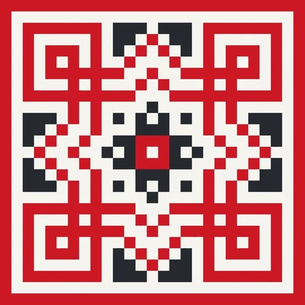 Картина за номерами ArtCraft Український орнамент 30х30 см (13040-AC)