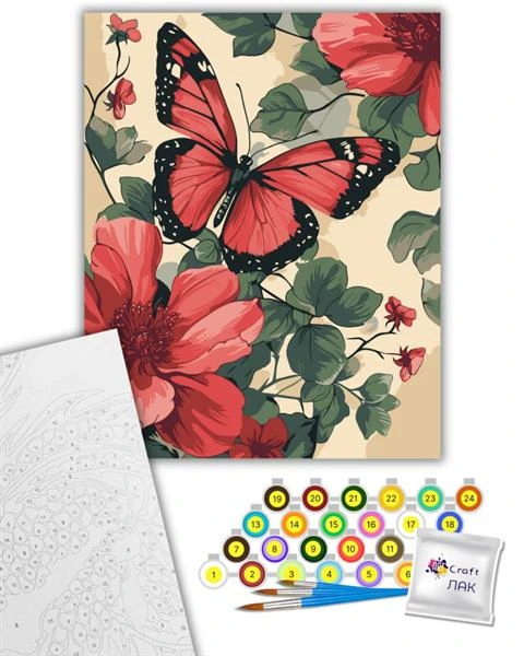 Картина за номерами "З квітки на квітку" 13150-AC 40х50 см