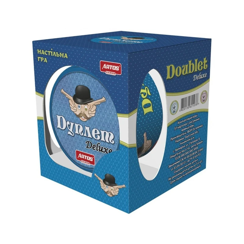Настільна гра "Дуплет Deluxe" 1038 в металевій коробці — Artos Games
