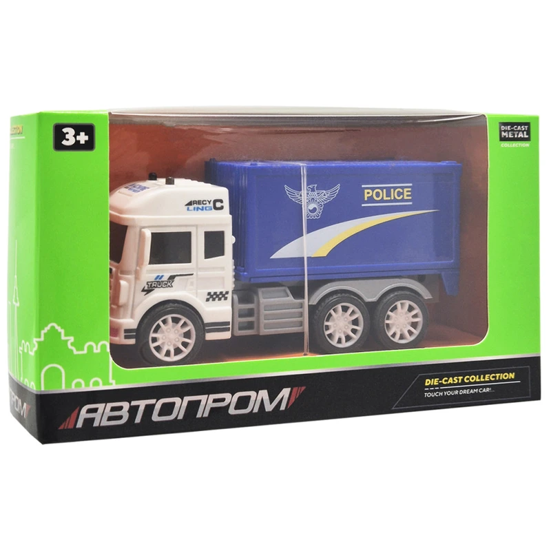 Дитяча ігрова машинка Поліція АВТОПРОМ AP7473(Blue3) пластик — АВТОПРОМ