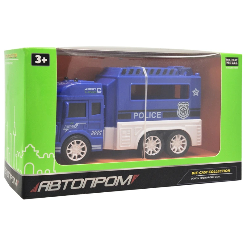 Дитяча ігрова машинка Поліція AP7473(Blue2) пластик — АВТОПРОМ