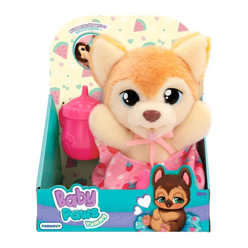 Інтерактивна іграшка серії "Yummy" Померанський шпіц Baby Paws 926387IM з аксесуарами — Baby Paws
