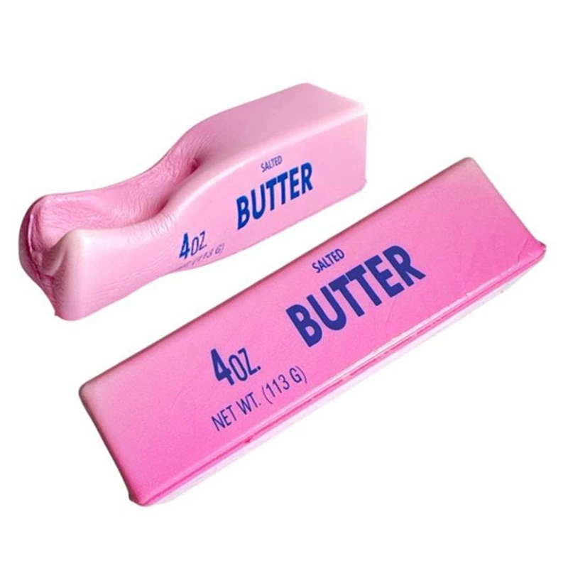 Дитяча антистресова іграшка "Salted Butter" SQBUTPNK-113, 14 см — Bambi