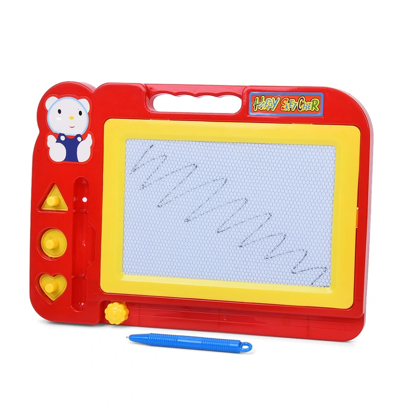 Дитяча дошка для малювання 200H(Red) 3 печатки, ручка-стилус — Bambi