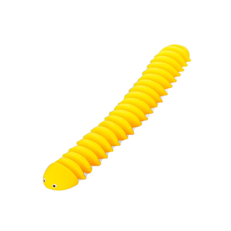 Дитяча іграшка-антистрес "Гусениця" MS 3657(Yellow) 21 см