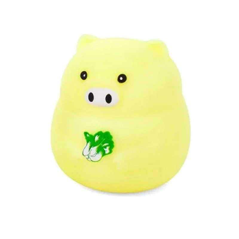 Дитяча іграшка-антистрес "Свинка" MS 3950(Yellow) з борошном, 8 см