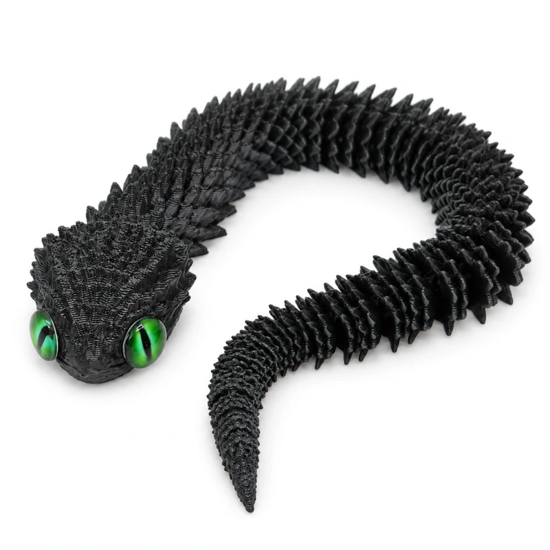 Дитяча іграшка-антистрес Змія SN1-4, 3D-друк, 30 см