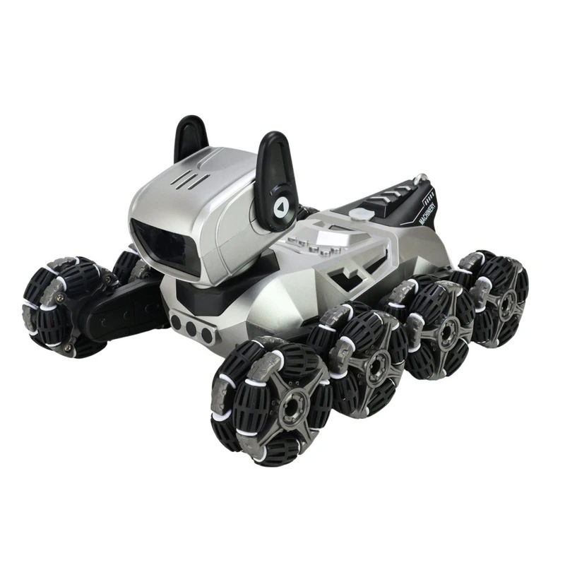 Дитяча іграшка на радиокеруванні "Собака" 1028(Silver) світлові та звукові ефекти — Bambi