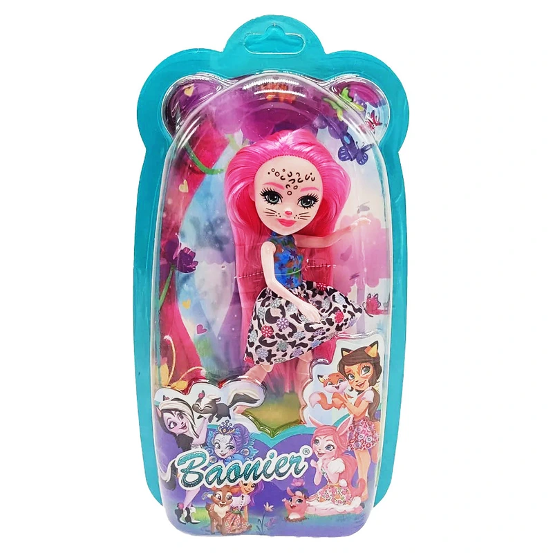Дитяча іграшкова Лялька "Baobier" JJ8572-21(Pink) 15 см, шарнірна