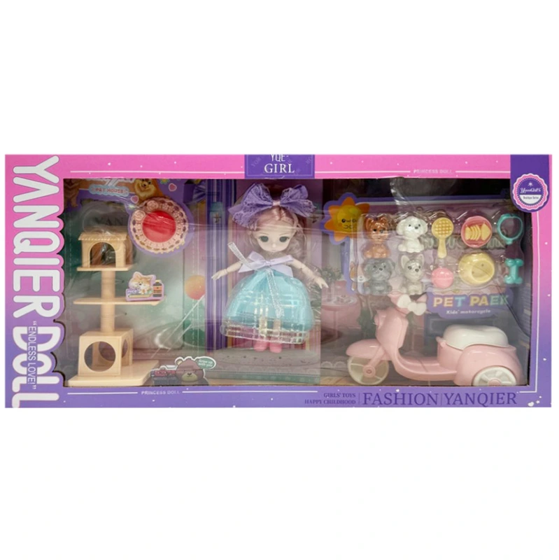 Дитяча іграшкова лялька "YQE-Girl" Bambi 3688-183A, з аксесуарами