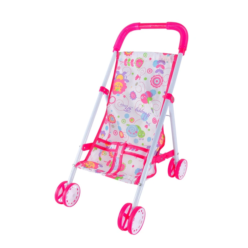 Дитяча Коляска для ляльки 935B-6 з козирком, 27×38×44 см — Bambi